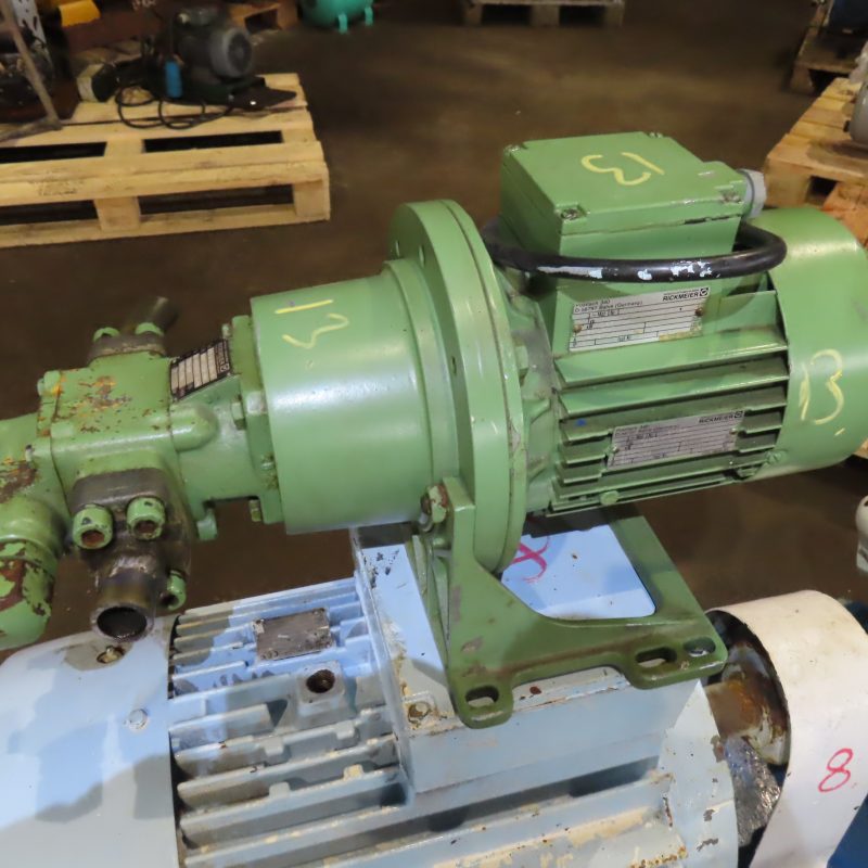 13. Rickmeier.2 x 3/4``   320/400l pr time , 2bar ,0.55kw-230/400v