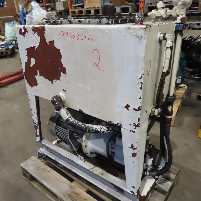 02. Hyd agr.  15 kw 220-480 v,  100 x 50 x50cm 250 liter