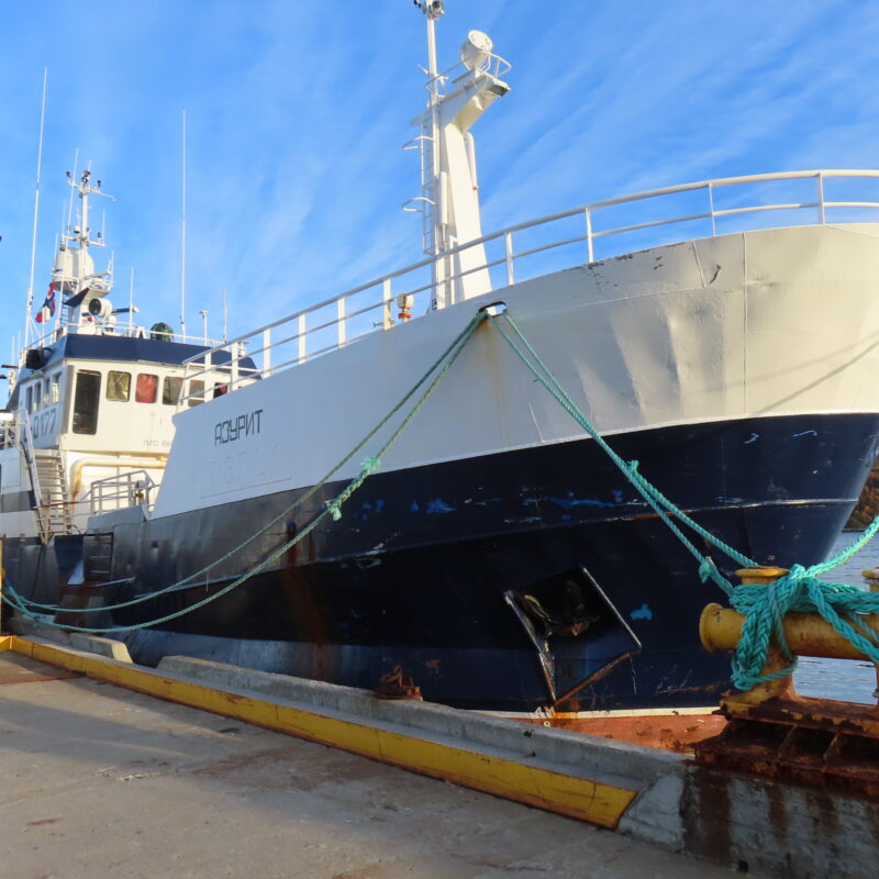 2025 Des Azurit ankommet for gjenvinning