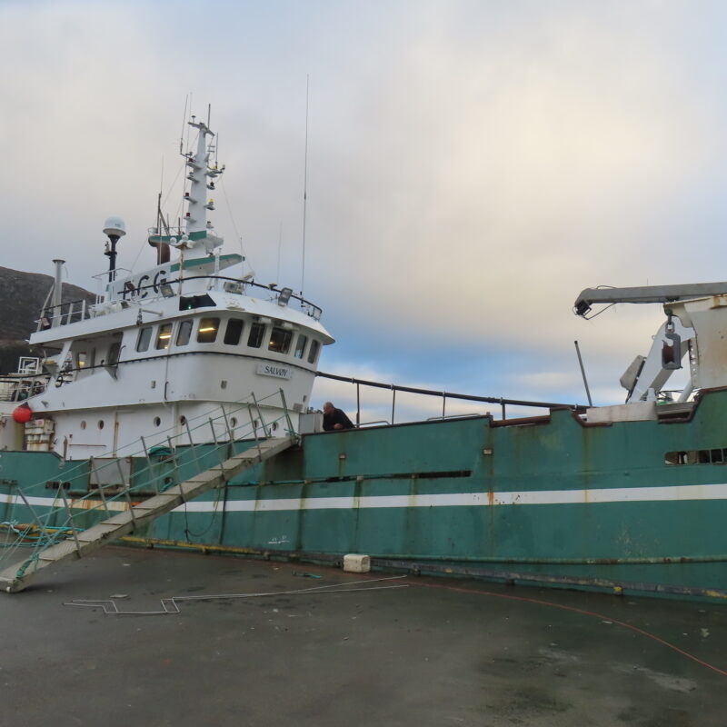 2025 Des  ms Salvøy ankommet til Resirkulering